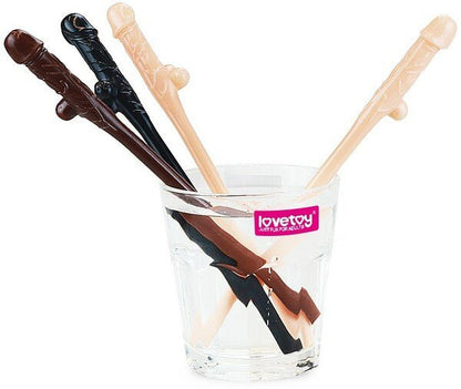 Willy Straws - Flesh/Brown/Black - 9 Pack - divasdenau