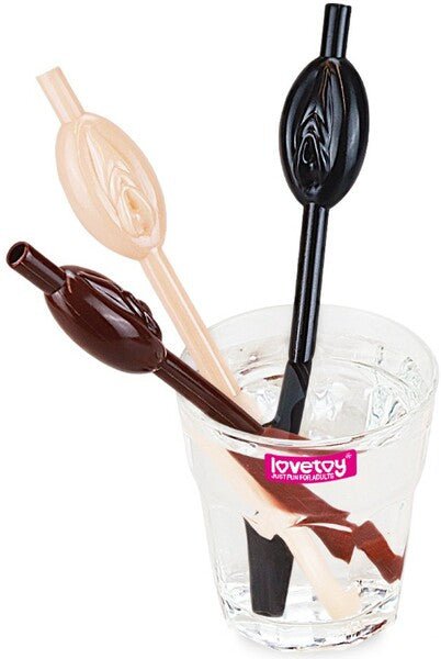 Pussy Straws - Flesh/Brown/Black - 9 Pack - divasdenau