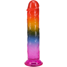 Load image into Gallery viewer, Doc Johnson - Crystal Jellies - Rainbow 7.5"