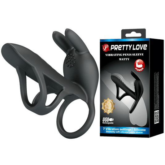 Pretty Love - Vibrating Penis Sleeve Matty - divasdenau