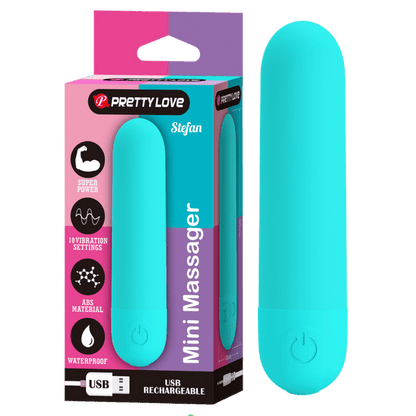 Pretty Love - Mini Massager Bullet Vibe - Aqua - divasdenau
