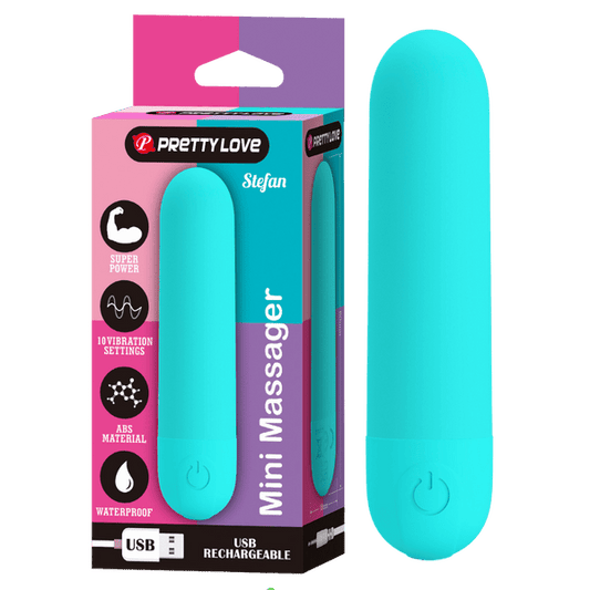 Pretty Love - Mini Massager Bullet Vibe - Aqua - divasdenau