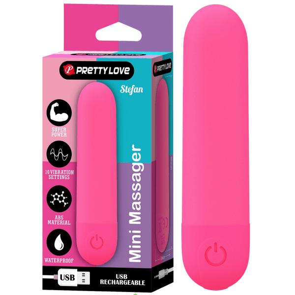 Pretty Love - Mini Massager Bullet Vibe - Hot Pink - divasdenau