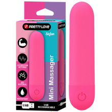 Load image into Gallery viewer, Pretty Love - Mini Massager Bullet Vibe - Hot Pink