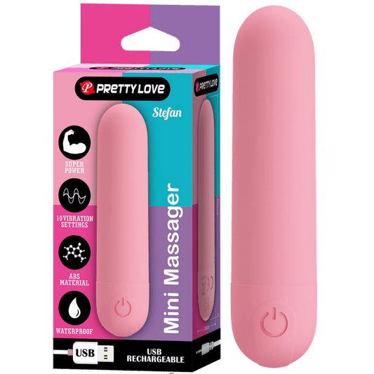 Pretty Love - Mini Massager Bullet Vibe - Light Pink - divasdenau