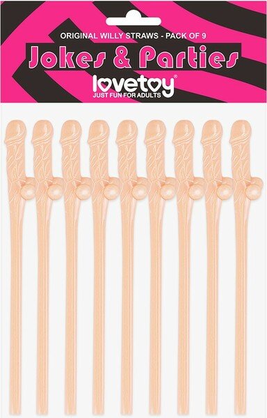 Willy Straws - Flesh - 9 Pack - divasdenau