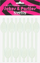 Load image into Gallery viewer, Pussy Straws - Glow in the Dark - 9 Pack