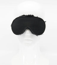 Load image into Gallery viewer, Love in Leather - Sheepskin Lined Blindfold