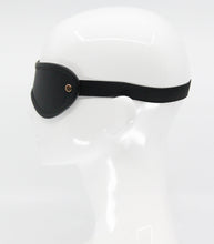 Load image into Gallery viewer, Love in Leather - Leather Blindfold With Coloured Hardwaren - Rose Gold