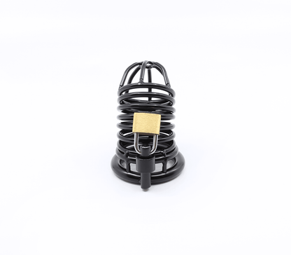 Male Chastity Cage - Black - 40/45/50mm - divasdenau
