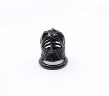 Load image into Gallery viewer, Love in Leather - Male Chastity Cage - Black - divasdenau
