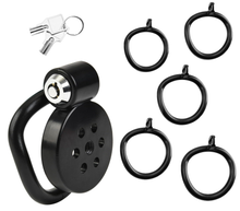 Load image into Gallery viewer, Love in Leather - Male Chastity Cage - Micro