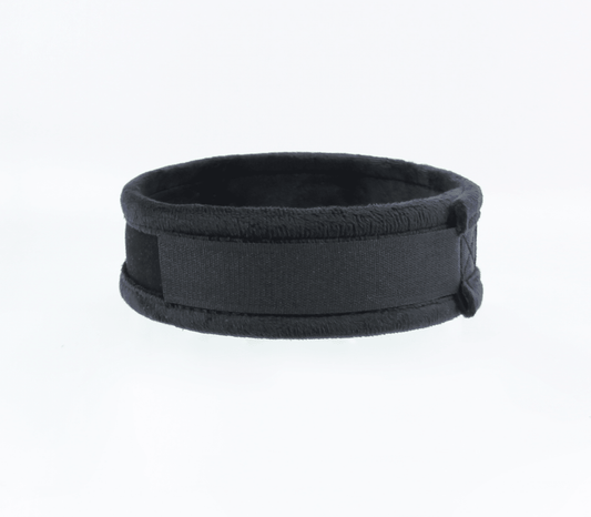Diamanté Embellished Soft Collar - 'Sexy' - Black - divasdenau