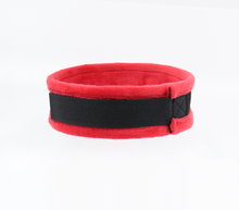 Load image into Gallery viewer, Love in Leather - Diamanté Embellished Soft Collar - &#39;Slut&#39; - Red