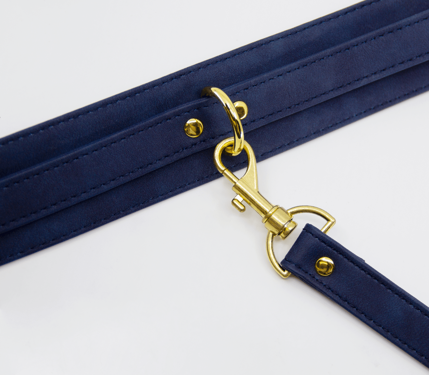 Faux Leather Collar And Lead - divasdenau