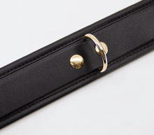 Load image into Gallery viewer, Love in Leather - Padded Leather Collar - Gold Hardware
