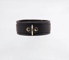Load image into Gallery viewer, Love in Leather - Padded Leather Collar - Gold Hardware