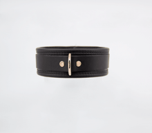 Load image into Gallery viewer, Love in Leather - Padded Leather Collar - Rose Gold Hardware