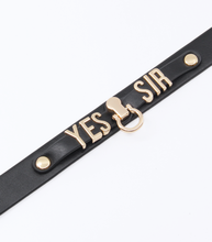 Load image into Gallery viewer, Love in Leather - 'Yes Sir' Collar
