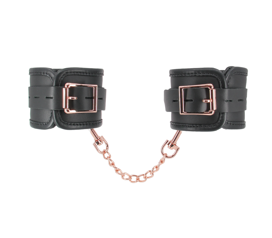 Love in Leather - Padded Leather Cuffs
