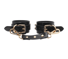 Load image into Gallery viewer, Love in Leather - 'Yes Sir' Cuffs - divasdenau