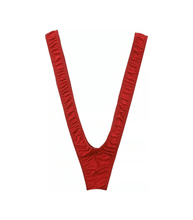 Load image into Gallery viewer, Love In Leather - Mankini - Green/Red/Black