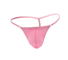 Load image into Gallery viewer, Love in Leather - Lycra G-String Baby Pink