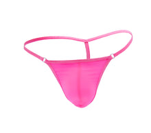 Load image into Gallery viewer, Love In Leather - Lycra G-String Hot Pink