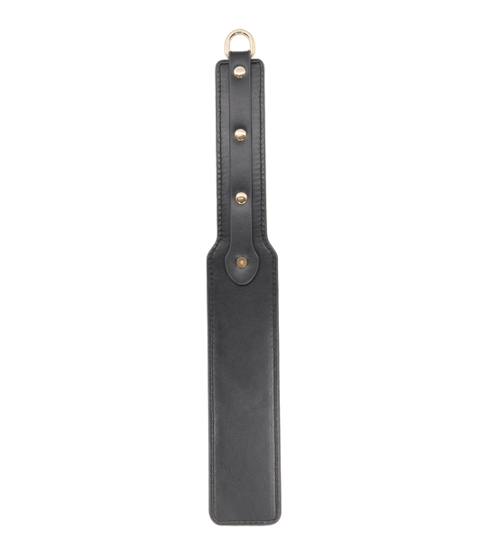Faux Leather Paddle - Rose Gold Hardware - divasdenau