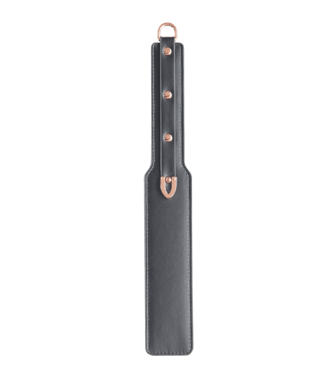 Faux Leather Paddle - Rose Gold Hardware - divasdenau