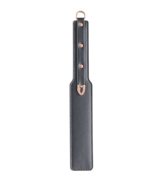 Faux Leather Paddle - Rose Gold Hardware - divasdenau