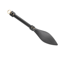 Load image into Gallery viewer, Love in Leather - Slapper Pointed Paddle - Gold Hardware