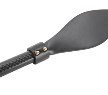 Load image into Gallery viewer, Love in Leather - Slapper Pointed Paddle - Gold Hardware