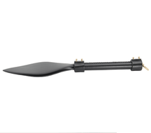 Load image into Gallery viewer, Love in Leather - Slapper Pointed Paddle - Gold Hardware