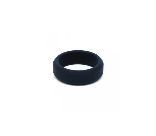 Love in Leather - Silicone Fat Boy Cock Ring - Black