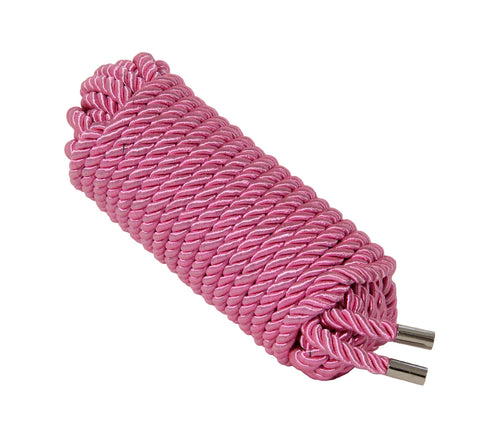 Silky Bondage Rope - 10M Baby Pink
