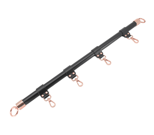 Black Spreader Bar - Rose Gold Hardware - divasdenau