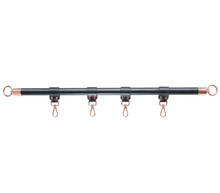 Load image into Gallery viewer, Black Spreader Bar - Rose Gold Hardware
