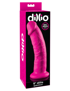 Dillio - 9" Dildo - Pink