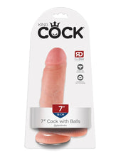 Load image into Gallery viewer, King Cock - 7" Cock with Balls - Flesh - divasdenau