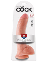 Load image into Gallery viewer, King Cock - 9" Cock with Balls - Flesh - divasdenau