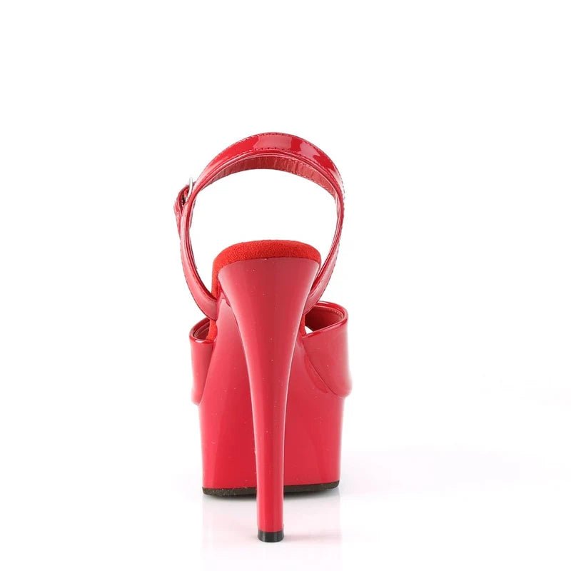 Pleaser - Gleam - Red Patent - divasdenau