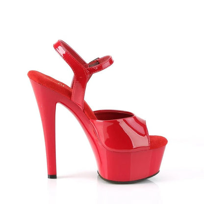 Pleaser - Gleam - Red Patent - divasdenau