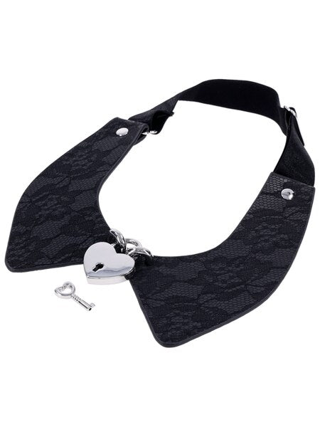 Sex And Mischief - Lace - Heartbound Day Collar - divasdenau