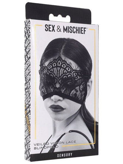 Sex And Mischief - Lace - Veiled Vision Blindfold - divasdenau
