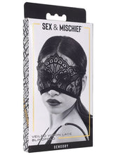 Load image into Gallery viewer, Sex And Mischief - Lace - Veiled Vision Blindfold - divasdenau