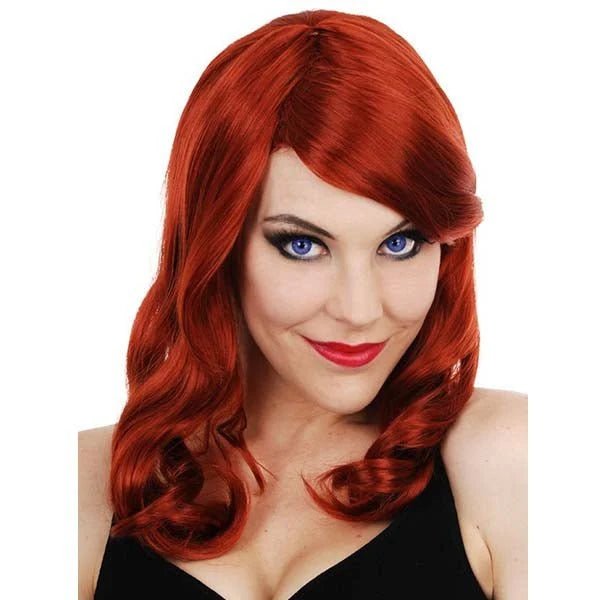 Tomfoolery - Scarlett Wavy Wig with Side Fringe - divasdenau