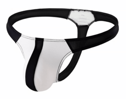 Men’s Color-Block Thong - White - divasdenau