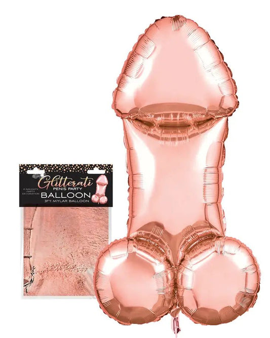 Glitterati - Penis Party Balloon 90cm Mylar - divasdenau