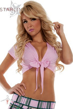 Load image into Gallery viewer, School Girl Tie-Up Top